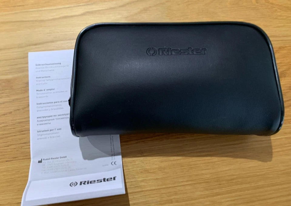 Riester Blutdruckmessgerät  1362 Precisa N 1 Schlauch Klettenmanschette - Bild 4 von 4