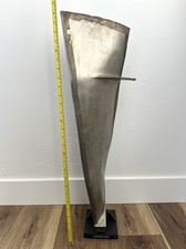 Huge Boeing 747 CF6 Titanium Jet Engine Fan Blade Display Pilot Gift Airline.