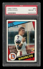 1984 Topps Set-Break # 63 John Elway PSA 8 NM-MT