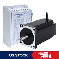 STEPPERONLINE 1 Axis Stepper CNC Kit 12Nm Φ14mm Nema 34 Stepper Motor & Driver