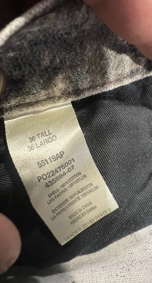 Vintage WALLS Advantage Timber Camouflage Pants Mens 36 Tall Double Knee Hunting - Image 4 of 4