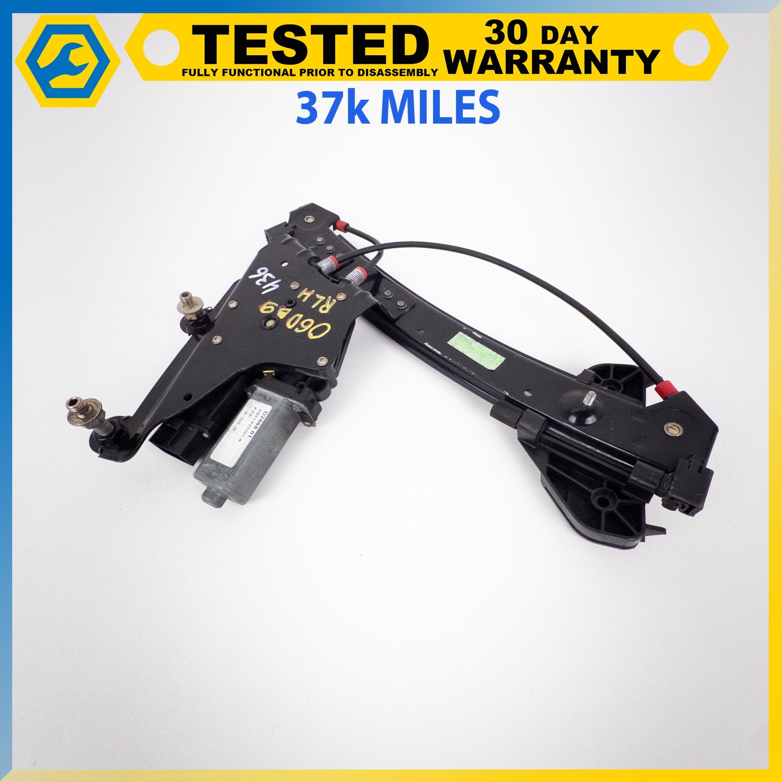 05-16 ASTON MARTIN DB9 DBS VOLANTE REAR LEFT QUARTER WINDOW REGULATOR MOTOR OEM
