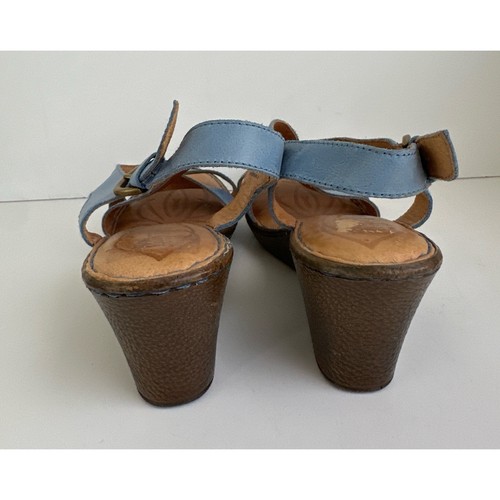 Born Genuine Leather Women’s Wedge Sandals Size 11 - Picture 6 of 8