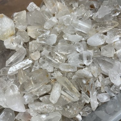 TWO POUNDS Quartz Crystal Points Clear Random Shapes and Sizes