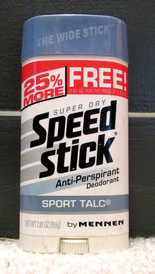 Vintage 1994 Speed Stick Sport Talc Anti-Perspirant Deodorant 2.81 oz  NOS