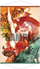 m29M Tapestry Dragon's Crown Sorceress A2 Vanilla Ware Unopened Rare Wall Scrol