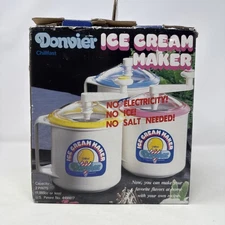 VINTAGE Donvier Chillfast Ice Cream Maker 2 Pint- In Great Condition