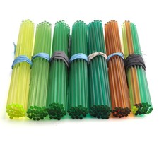 Uranium Glass Rods, UV Glow Art Supplies, Lampworking Bulk Lot of 24, 35cm
