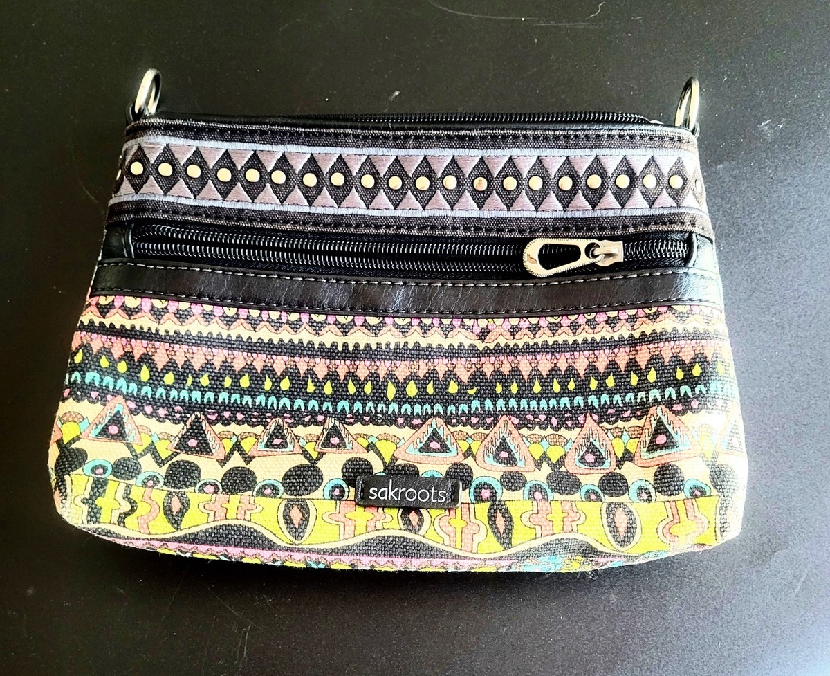 Sakroots Campus Mini Crossbody Shoulder Bag Missing Strap View 2