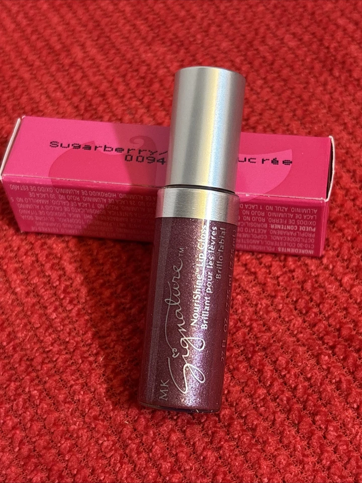 Brillo de labios Mary Kay Signature Nourishine Sugarberry #009456 tamaño completo nuevo en caja nuevo en caja Foto 3 de 4