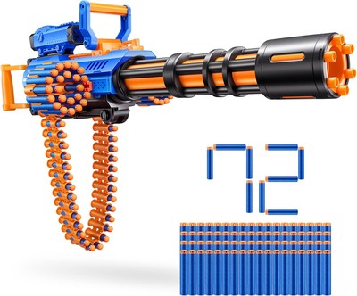 Zuru XSHOT Insanity Motorisierter Gatling Blaster mit Stativständer inkl. 72 Dart