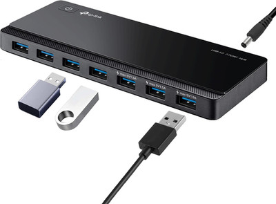 TP-Link UH700 7 Port USB 3.0 Hub mit Netzteil USB-Verteiler