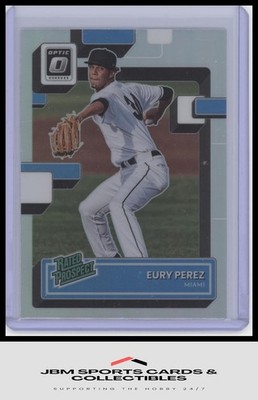 2022 Donruss Optic #RP-18 Eury Perez Rated Prospects Holo Prizm
