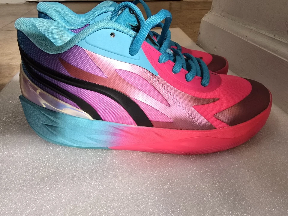 Puma Lamelo Ball MB.02, 5.5y (GS) unisex,pink,blue,black.  - Image 2 of 4