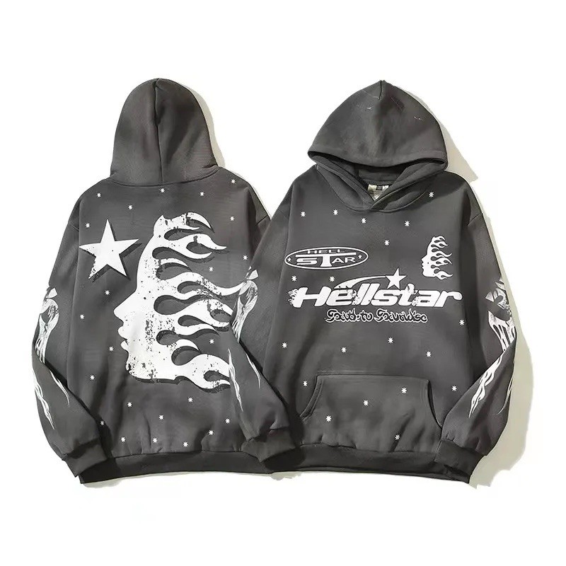 Hellstar Men's Hoodie Black/Grey | eBay