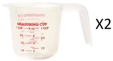 Norpro Plastic Measuring Cup, 1 Cup (2-Pack)