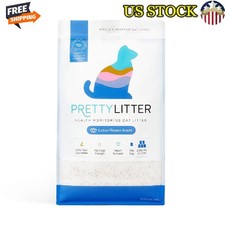 Health Monitoring Cat Litter Crystal Odor Control Lotus Scent Lightweight 8lb US