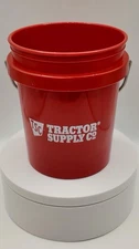Tractor Supply Mini Bucket red x7