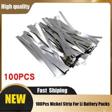 100pcs Pure Nickel Strip 0.1/0.15/0.2mm for Li-ion Battery Spot Welding FS