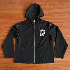 Saint Vanity Nylon Top Black Men's Track Jacket High-Quality Streetwear Sets