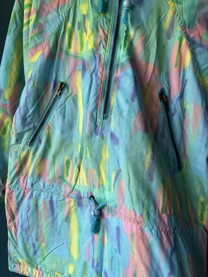 vintage women’s ski jacket, from 1980s early 1990s multi Colours Size size 12 - Image 2 of 4