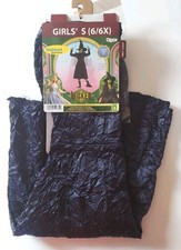 Wicked Movie "Elphaba" Children's Costume Dress, Cape  Hat Small 6-6X 