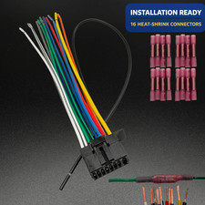 NEW WIRE HARNESS FOR JVC KW-V140BT KWV140BT Car Receiver Kit With Connectors