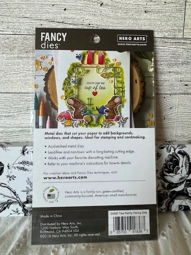4 Assorted Hero Arts Fancy Frame Dies NEW Scrapbooking Cardmaking - Picture 5 of 9