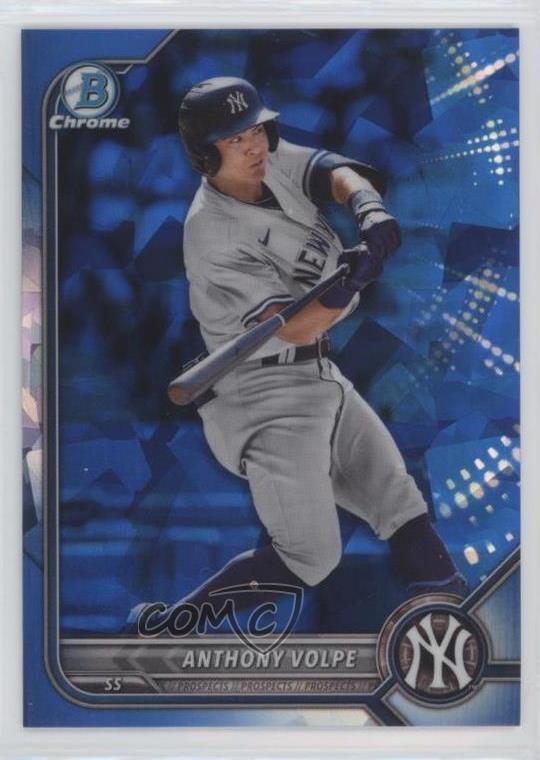 2022 Bowman Chrome Draft Sapphire Anthony Volpe #BDC-68 6q5