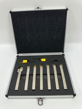 MABUARN 3/8" Shank Lathe Turning Tool Holder Set with Inserts 7 Pcs CNC Kit