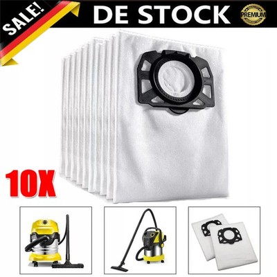 10X Staubsaugerbeutel für Kärcher 2.863-314.0 WD3 KWD1/KWD2/KWD3 Ersatzbeutel
