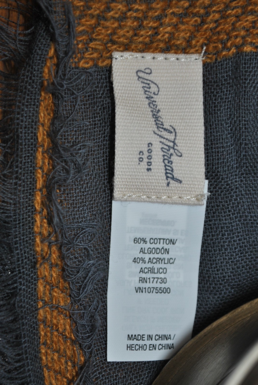 Universal Thread Large Square Scarf Blue‑Grey Bro… - image 11