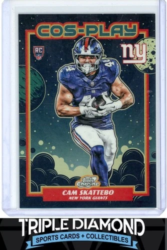 2025 Topps Cosmic Chrome Cam Skattebo Base (RAW)
