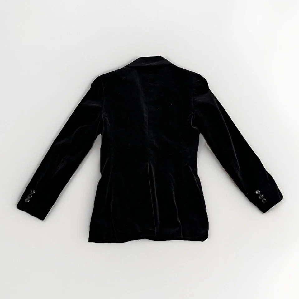JH Collectibles Vintage Velvet Lined Blazer Womens Size 4 Velour Jacket - Image 2 of 4