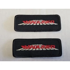 MAGLINER Patch LOT OF 2  BLACK SILVER RED. NEW