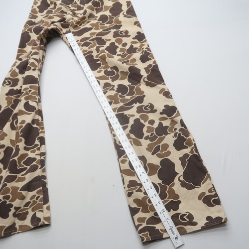 Vintage Duck Hunter Camo Pants 34 x 35 Brown Canvas Outdoors Hunting - Picture 12 of 15