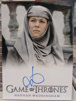 Game Of Thrones Legends Of The Realm Hannah Waddingham Autograph Septa Unella EL
