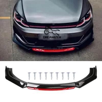 Pour VW Scirocco MK3 R-Line voiture pare-chocs avant cup menton aileron éclat de lèvres - Photo 1/4