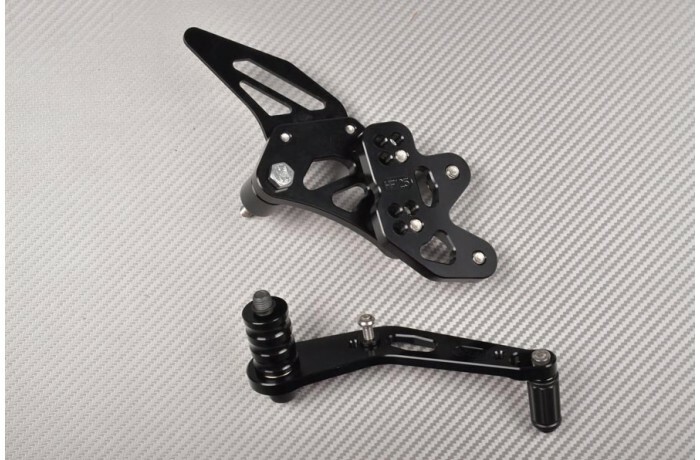 Commandes reculées de rechange pour Suzuki GSX-R 600 2007 moto racing bleu - 4