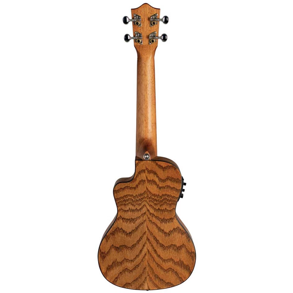 Lanikai Oak Series Cutaway Concert Acoustic Electric Ukulele with Padded Bag - Image 2 of 4