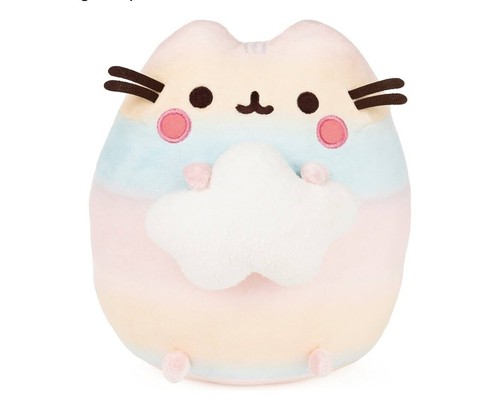 NWT! Pusheen Rainbow Ombré Plush 9.5”