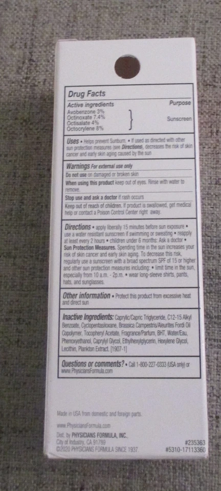 Physicians Formula Natural Defense Primer Oil SPF15 NEW - Image 2 of 2