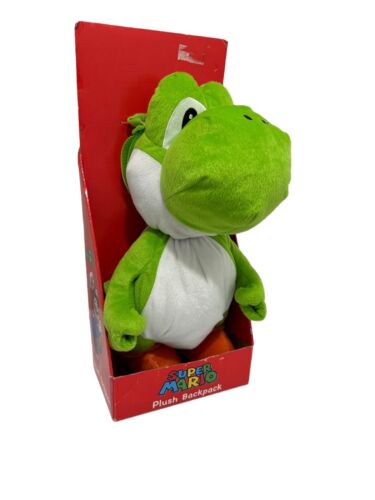 Sac à dos peluche Nintendo Super Mario Yoshi 19 pouces - Photo 1 sur 4