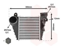 VAN Wezel LadeluftküHler LuftgeküHlt Aluminium FüR Audi A3 VW Golf IV 03004200