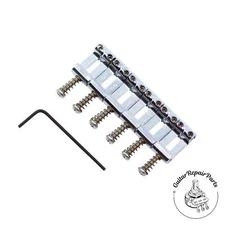 Highwood Contoured Vintage Strat Saddles HG 11,20 (2-7/32" 56mm) - Chrome