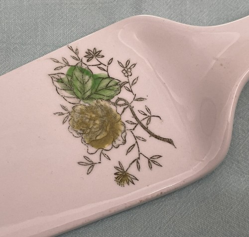 Genuine Ironstone Coventry Garden Cake Pie Server Retro Vintage Kitchen Ware - Picture 2 of 7
