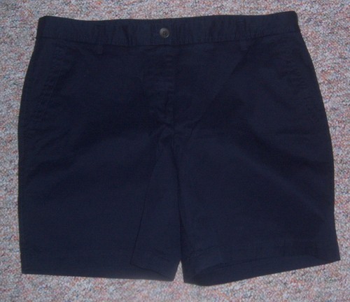 TALBOTS, 12 PETITES KHAKI CARGO SHORTS, 100% COTTON, HI WAIST, EUC A