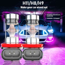 For BMW 320i 328i 335i 525i 528i 535i xDrive 2pcs LED Fog Light Bulb Pink Purple