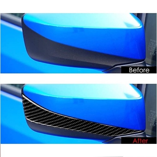 Tira de espejo retrovisor lateral 2*cubierta de fibra de carbono para Subaru BRZ Toyota 86 13-20 - Imagen 11 de 11