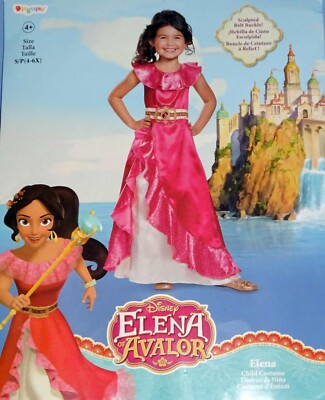 Disney Elena of Avalor costume dress-4-6X-Jewelry-Socks-Headband-Castanets-LOT-7 | eBay Disney Elena of Avalor costume dress-4-6X-Jewelry-Socks-Headband-Castanets-LOT-7 | eBay